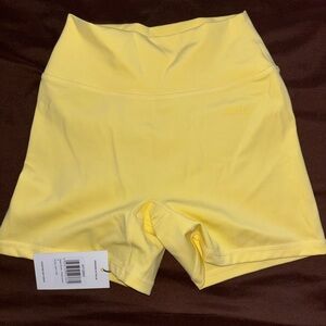 AYBL Women's Pastel Lemon Staple Shorts
